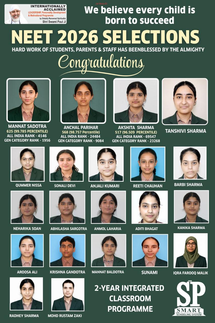 NEET 2026 Selections Poster