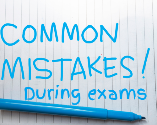 Most common mistakes students commit during exams
