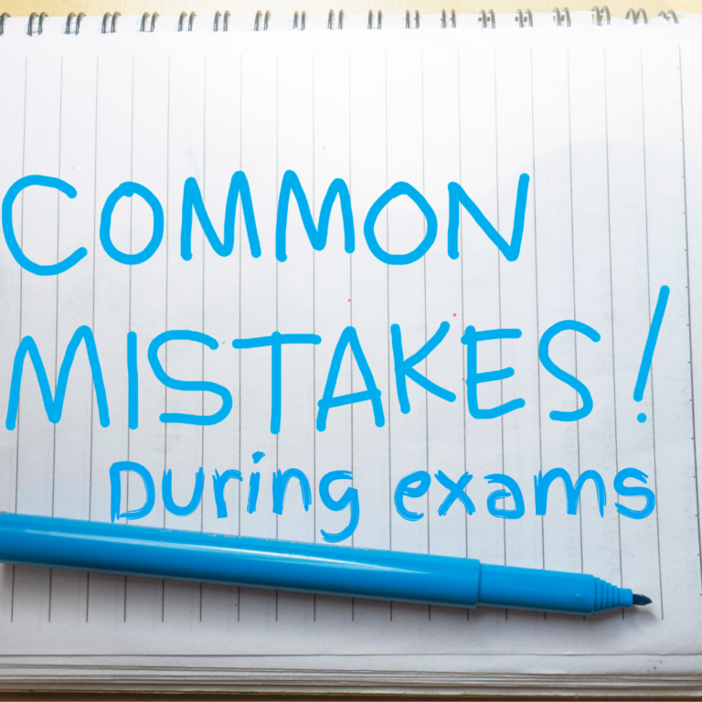 Read more about the article Most common mistakes students commit during exams