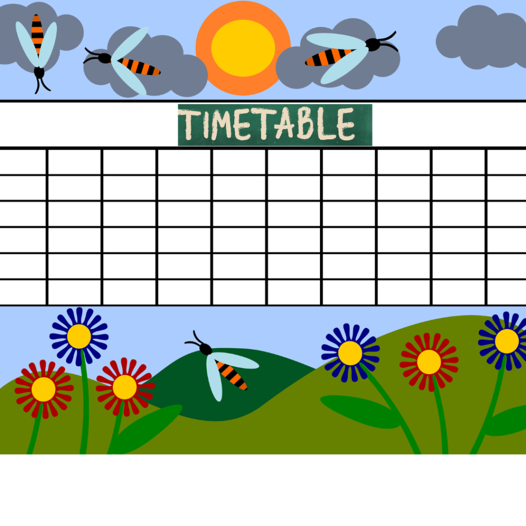 self study timetable 